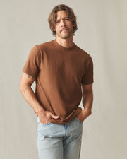 men's premium slub crew tee